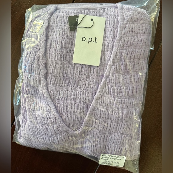 Tuckernuck O.P.T Phoebe Dress - lilac. S. NWT - Picture 7 of 7